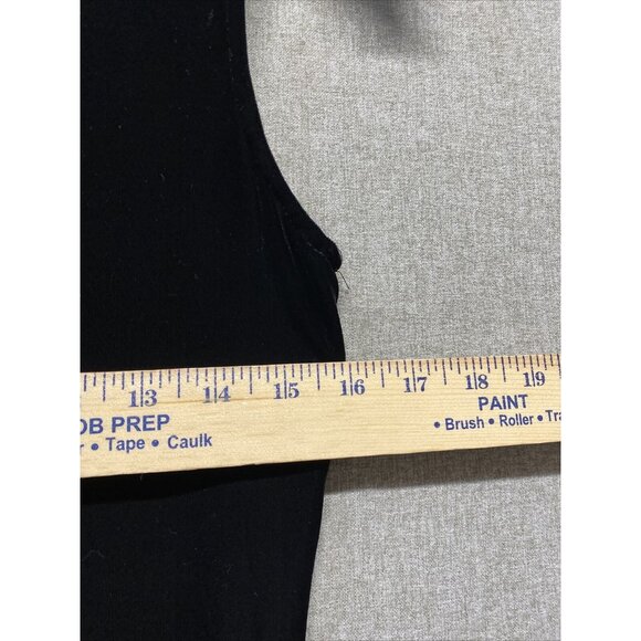 Crimson Womens Maxi Long Evening Gown Dress & Jacket Size 8 Velvet Black Beaded - Picture 6 of 16